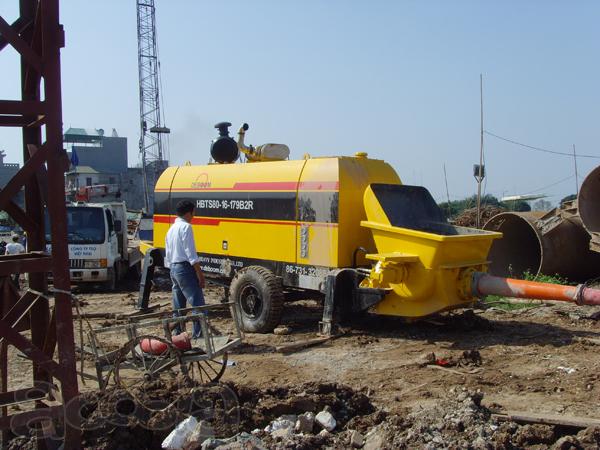 Бетононасос стационарный дизельный DEBOOM  призводительность 60 м3/час