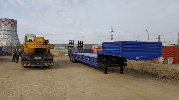 Трал «CIMC» CSQ9390TDP грузоподъёмностью 60 т. три оси