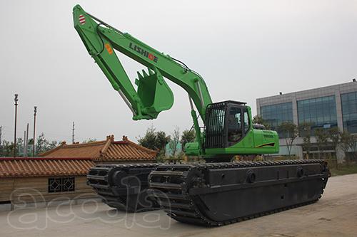 Экскаватор понтонный Lishide SC160SD.8, масса 21000 кг, ковш 0,45м3