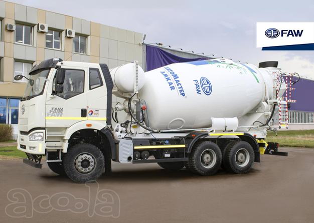 Новый миксер 10 кубов на шасси FAW 6x4 2022г.