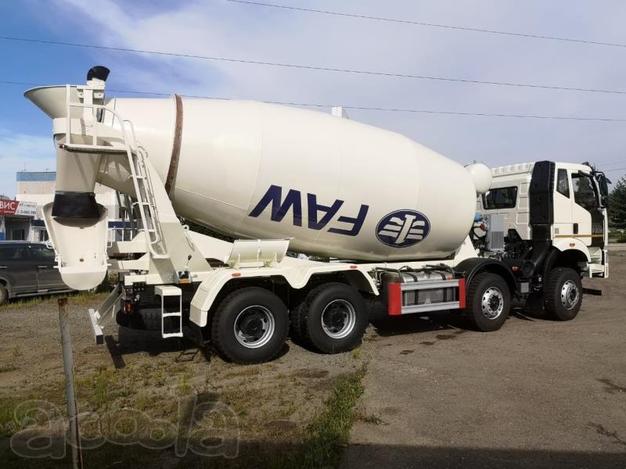 Миксер 2022г., бочка - 14 м.куб. (шасси FAW 3310 8x4) под заказ