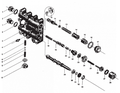 Схема трансмиссии 10 LW500F XCMG
