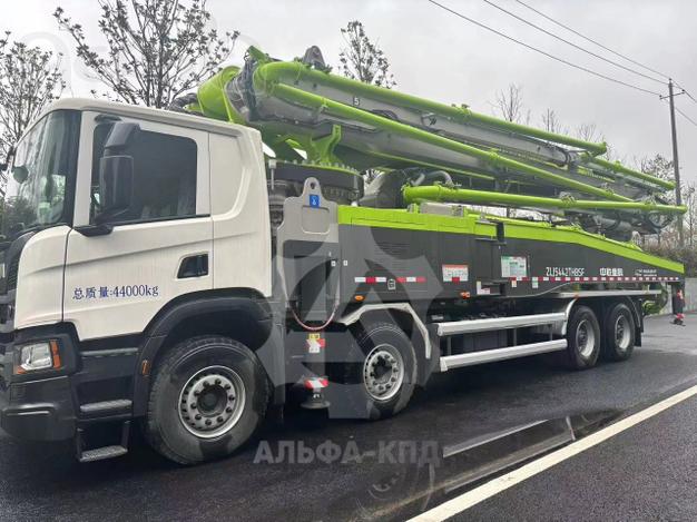 Автобетононасос ZOOMLION ZLJ5442THBSF (57X-6RZ) на шасси SCANIA, 8х4, 57 м